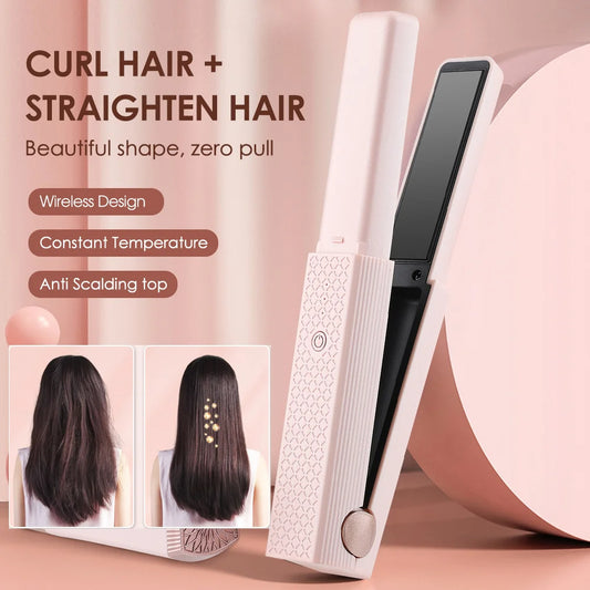 Hair Straightener Cordless Usb Hair Straightener Mini